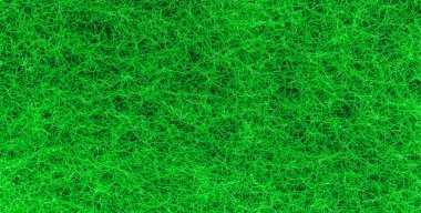 Yeşil fiber sünger desenli pankart, yeşil soyut yüzey yakın plan 