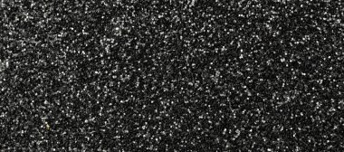 Siyah parıltı dokusu. Afiş arka planı. Yeni yıl için yüksek detaylı, makro, soyut parıltılı ışıklar, Noel süsü ve kutlama. Grafik tasarım kavramı