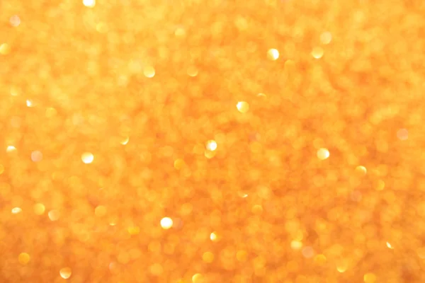 Fondo Bokeh Borroso Amarillo Abstracto Luces Brillantes Con Purpurina Festivo —  Fotos de Stock