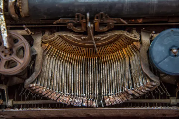 Keyboard of an old typewriter. — Stock Photo, Image