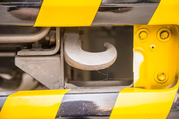 Boom Truck, controle hidráulico do caminhão guindaste . — Fotografia de Stock