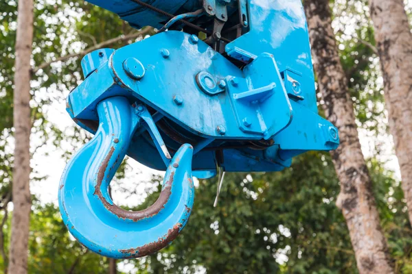 Boom Truck, kraan vrachtwagen hydraulische controle. — Stockfoto