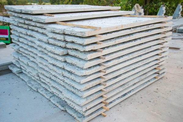 Plattor av betong Stockbild