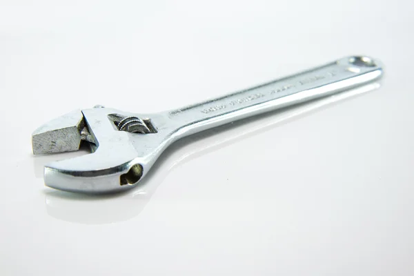 Adjustable Wrenches on white background. — Stock Photo, Image