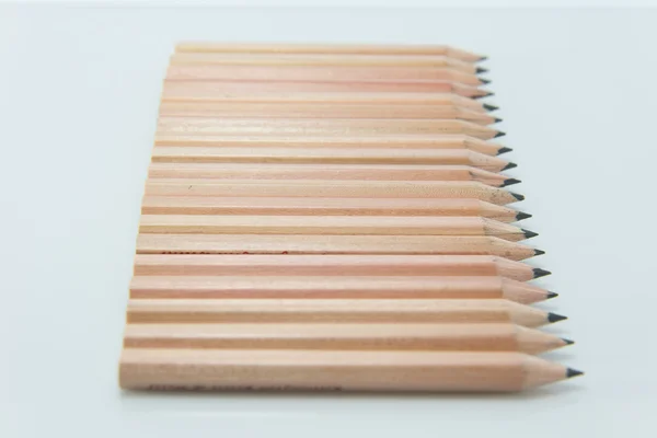 Short pencil on white background — Stock Photo, Image