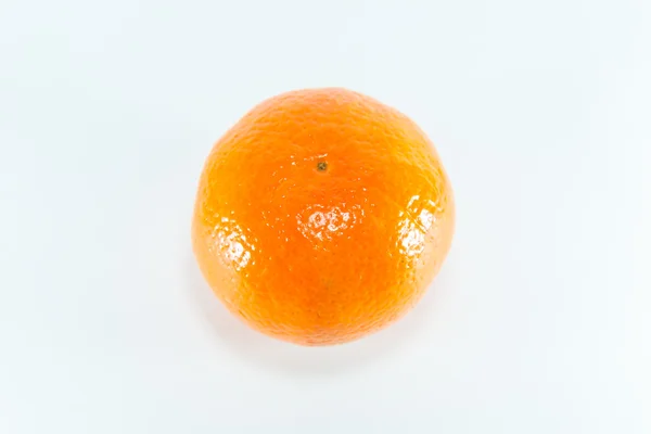 Oranje op witte achtergrond. — Stockfoto