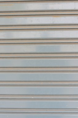 Arka plan için çelik panjurlar.