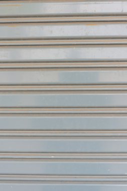 Arka plan için çelik panjurlar.