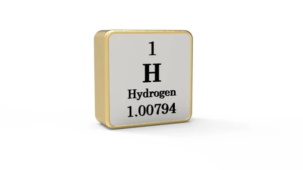 Hidrogénelem Jel — Stock Fotó