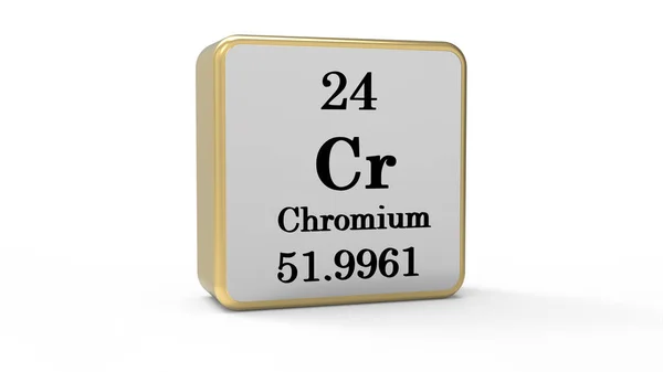 Chromium Στοιχείο Μετοχές — Φωτογραφία Αρχείου