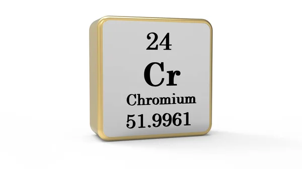 Chromium Element Sign Stock Mage — Stock Photo, Image