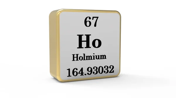 Holmium Element Sign Stock Image — Stock Photo, Image