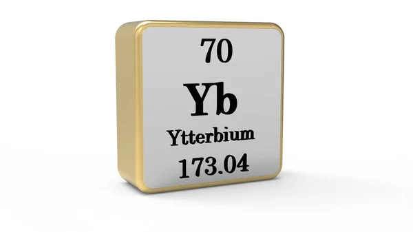 Ytterbium Element 약자이다 Stock Image — 스톡 사진