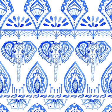 Hint motifleri ile Seamless Modeli.