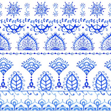 Hint motifleri ile Seamless Modeli.