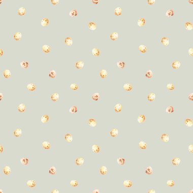 Bej kuş yumurtaları pürüzsüz desenli Watercolor Paskalya arkaplanı