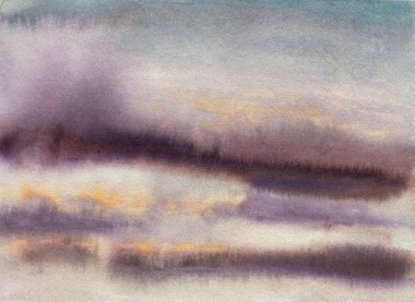 Suluboya gökyüzü arka planı. Fırtınalı gökyüzü. Dramatik Gökyüzü Arkaplanı