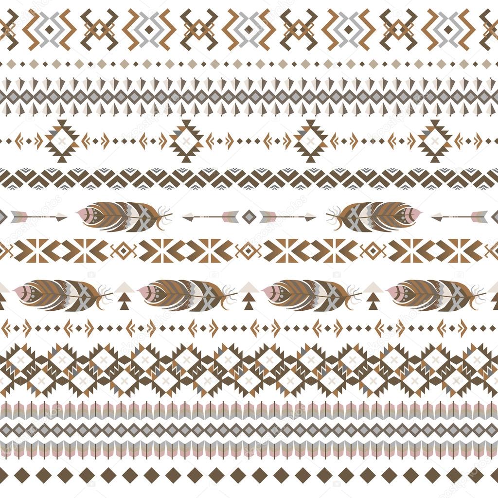 Seamless ethnic Indian pattern.
