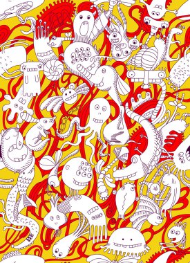 canavarlar seamless modeli