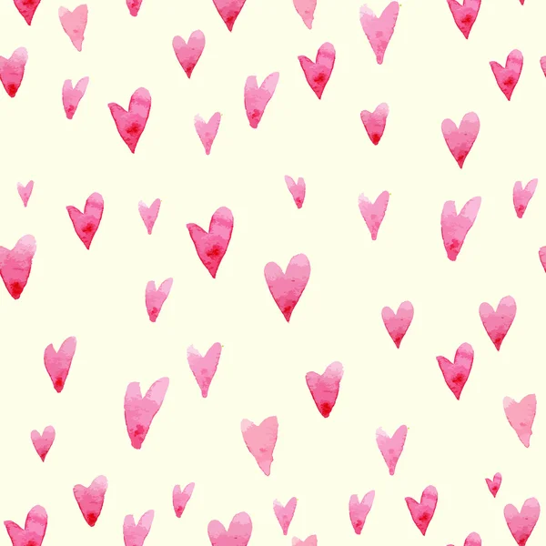 Heart. Seamless pattern. — Stock Vector