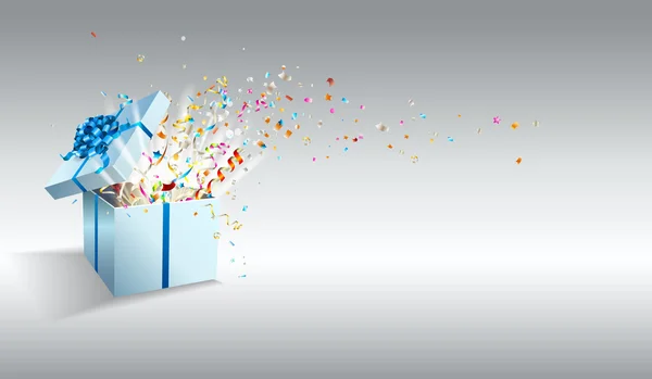 fireworks uygulamasından konfeti ile hediye açmak.