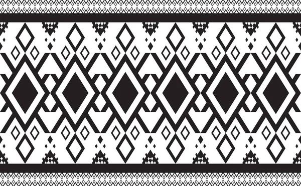 Motif Géométrique Abstrait Vecteur Noir Blanc Sans Couture Fond Géométrique — Image vectorielle