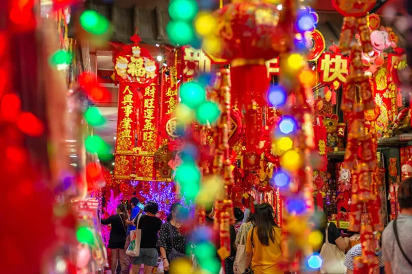 Decorações Livre Ásia Primavera Lunar Ano Novo Chinês Vermelho Visto Fotografia De Stock