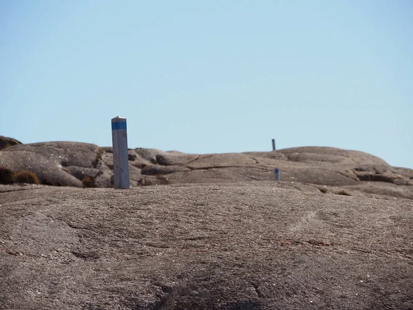 Gezgin Markierungen bir eğitimci Felsenkueste