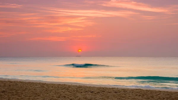 Восход солнца над Карибским морем — стоковое фото