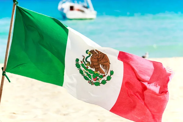 Mexikanska flaggan — Stockfoto