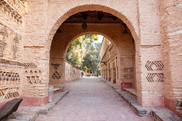 Dettagli di architettura del Medina Village ad Agadir, Marocco — Foto Stock