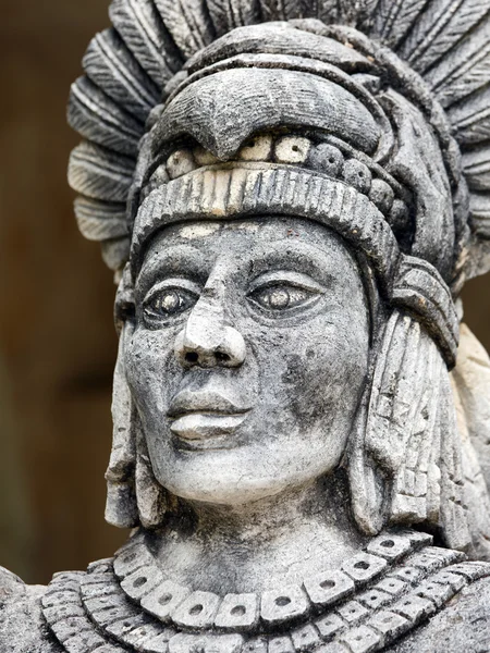 Πορτρέτο του Μάγια πολεμιστής — Φωτογραφία Αρχείου