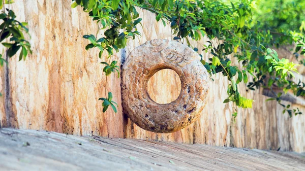 Stone Mayan hoop — Stock Photo, Image