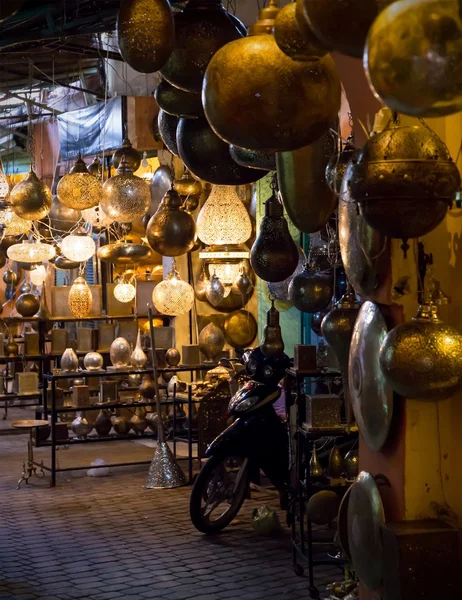 Lâmpadas tradicionais marroquinas — Fotografia de Stock