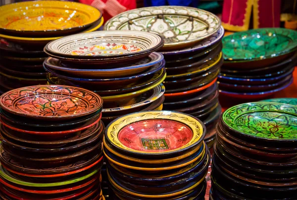 Souvenir in ceramica marocchina — Foto Stock