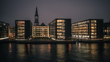 Kopenhag şehir binaları