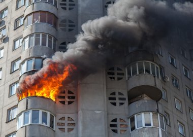 Konut binada yangın