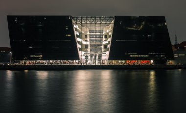 Kopenhag bina modern Kütüphane