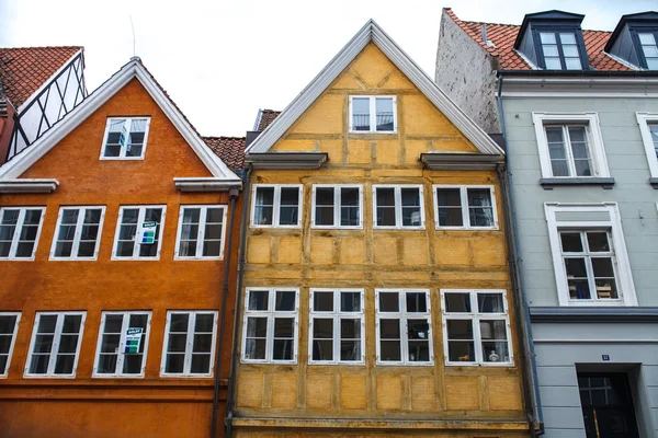 다채로운 덴마크 하우스 — 스톡 사진