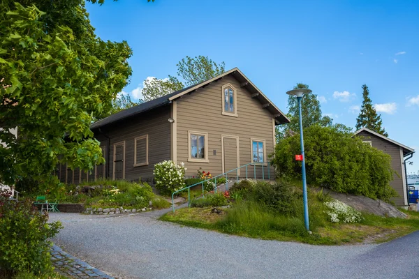 Шведської дерев'яний будинок — стокове фото