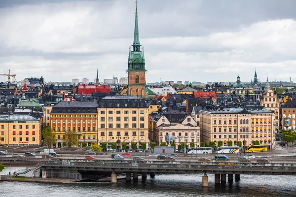 Mooie stadsgezicht ten dage, stockholm — Stockfoto