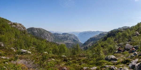 Θέα στο φιόρδ της Νορβηγίας — Φωτογραφία Αρχείου