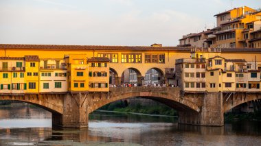 turistlere landmark Ponte Vecchio