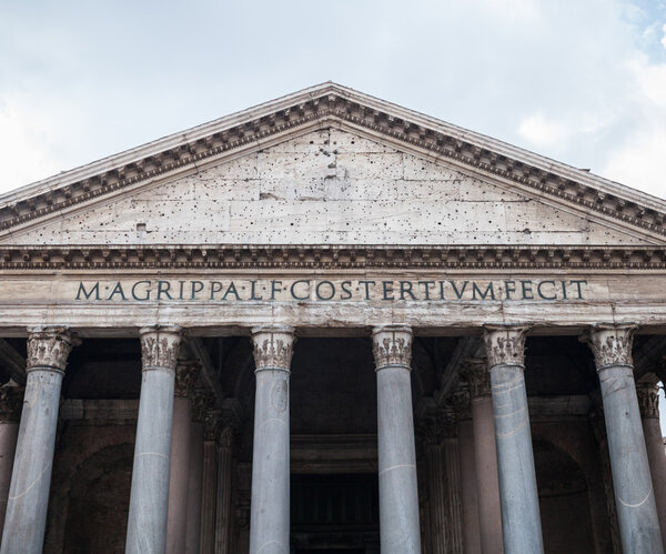 Pantheon building in Rome