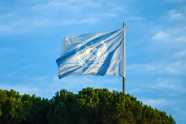 Bandera de Naciones Unidas — Foto de Stock