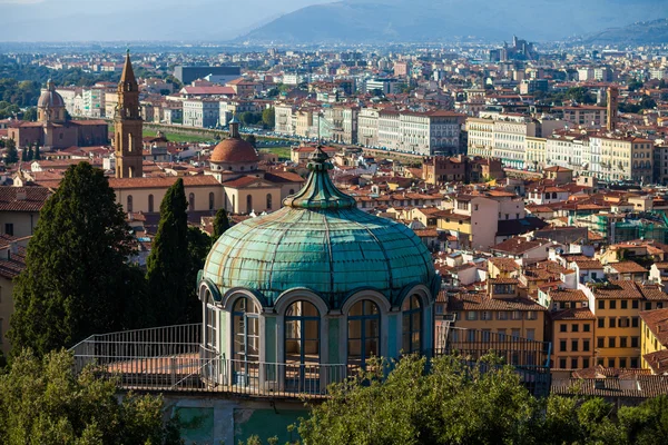 Panoramisch uitzicht over Florence stad — Stockfoto