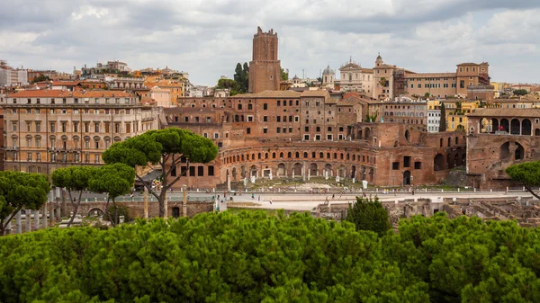 Scavi archeologici a Roma — Foto Stock