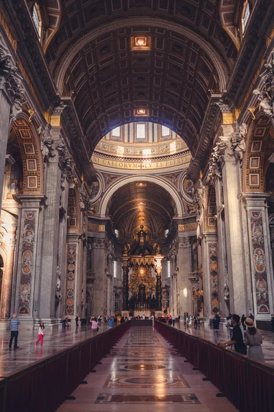 Εσωτερικό της Βασιλικής στο Βατικανό — Φωτογραφία Αρχείου