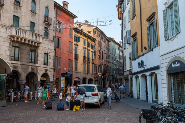 Bergamo dar sokak — Stok fotoğraf