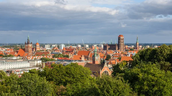 Paesaggio urbano di Danzica in Polonia — Foto Stock